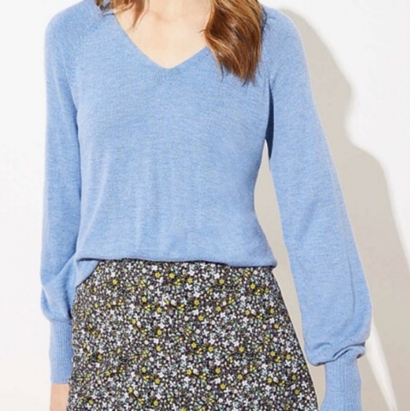 NWT Loft Tie Back Sweater, Sz S - Picture 2 of 5